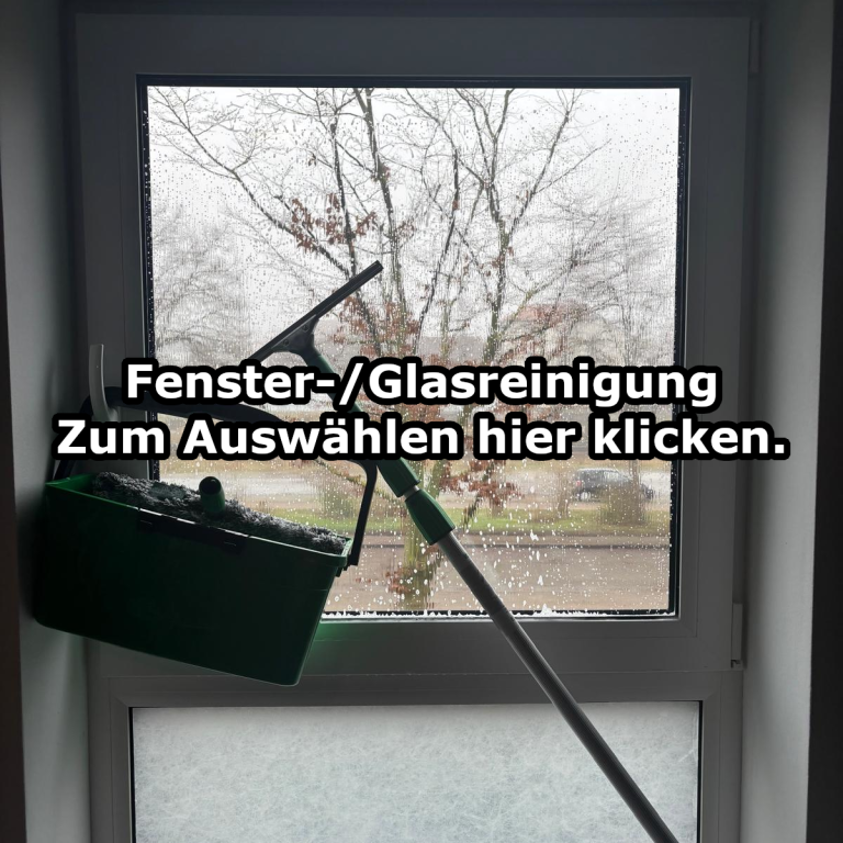 Wir übernehmen für Sie die Fensterreinigung & garantieren streifenfreie und glänzende Fenster, für einen klaren Blick.